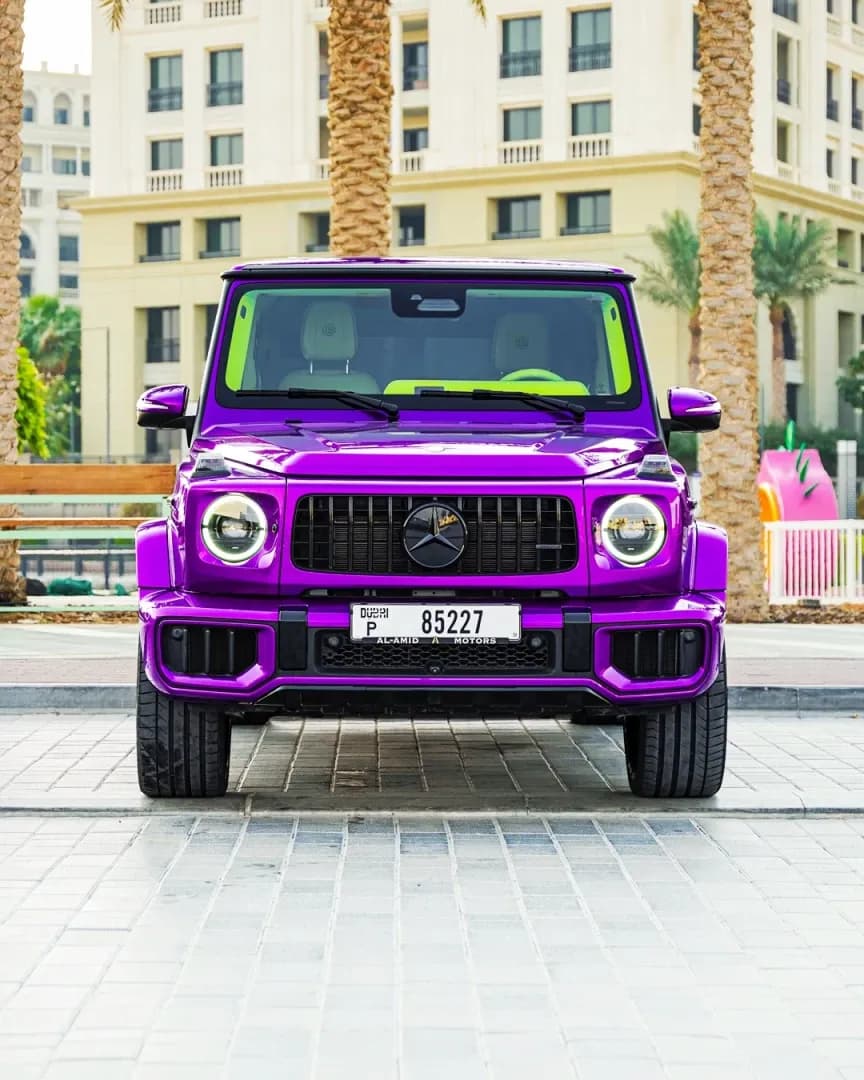 Mercedes-Benz Mercedes Benz G63 AMG Purple