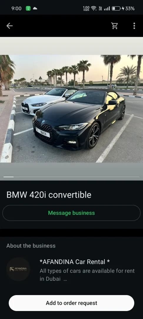 BMW BMW 420i Convertible - Luxury rental car (2025) - image 6
